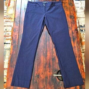 The Limited Navy Straight Leg Pants